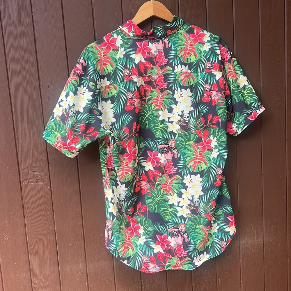 RSVLTS L Goonies Tropical Button Down Stretch shirt - Picture 5 of 5
